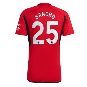 Herren Fußballbekleidung Manchester United Jadon Sancho #25 Heimtrikot 2023-24 Kurzarm